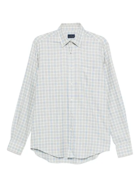 Paul & Shark checked long-sleeved shirt