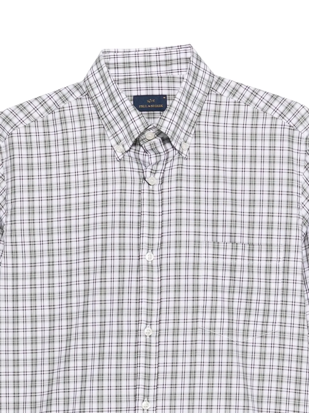 Paul & Shark Geruit overhemd Wit