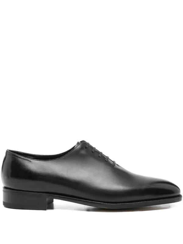 John Lobb Lace-Up Oxford John lobb Osaka black leather dress lace-up oxford shoes UK  main image 4