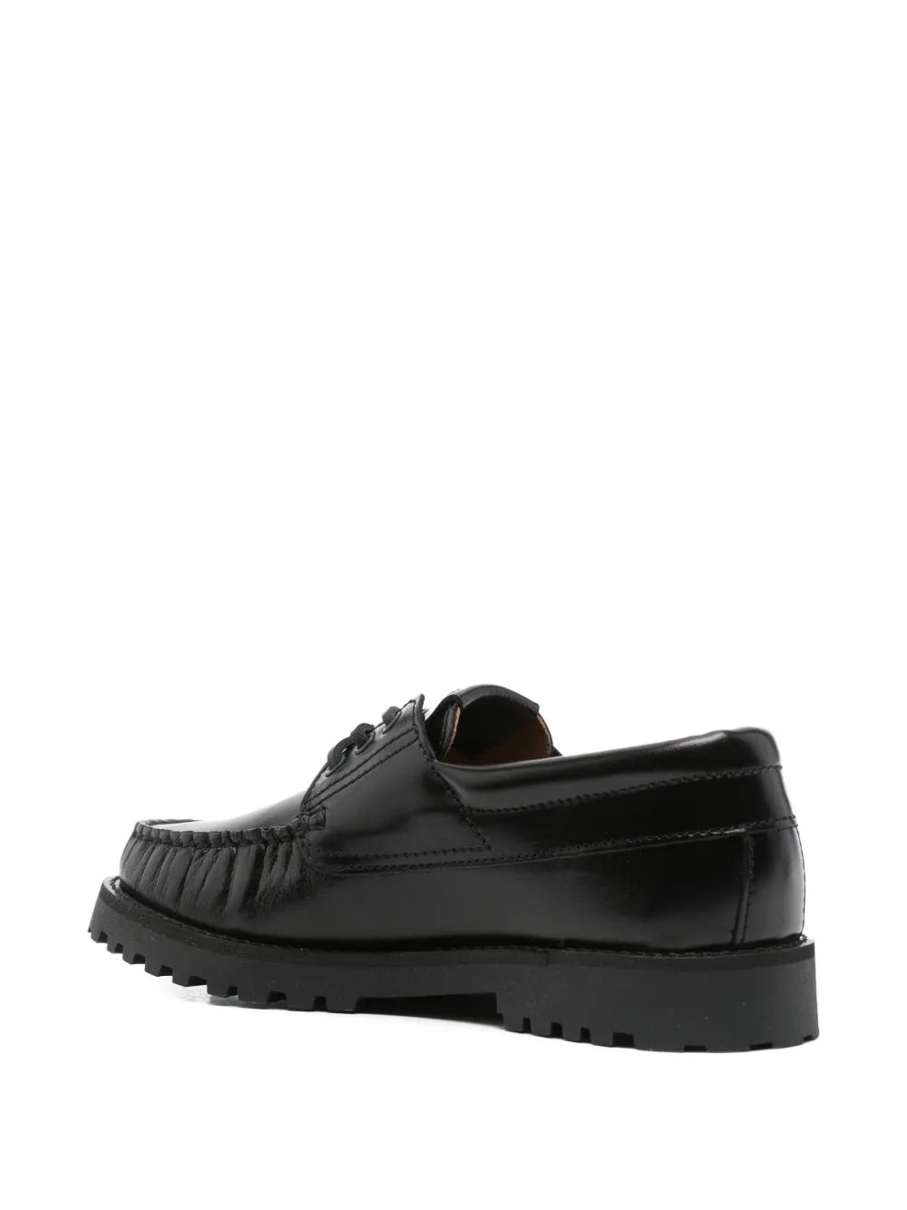 Copenhagen Leren loafers Zwart