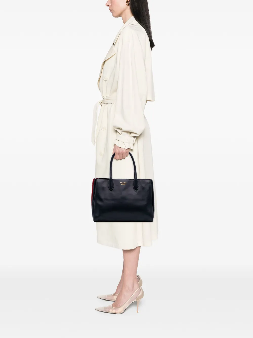 Prada Pre-Owned 2000-2025 City Calf Bibliotheque satchel | Pre-Owned | Image 2