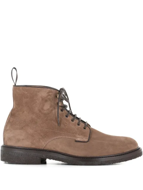 Henderson Baracco lace-up suede boots