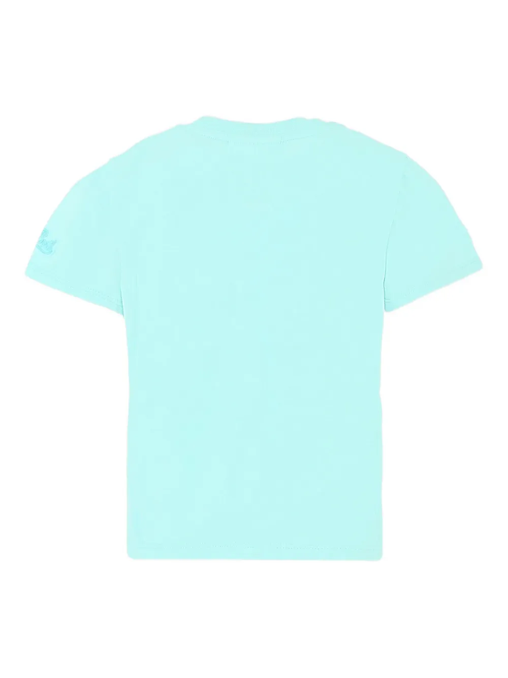 MC2 Saint Barth Kids T-shirt met korte mouwen en kattenzak Blauw