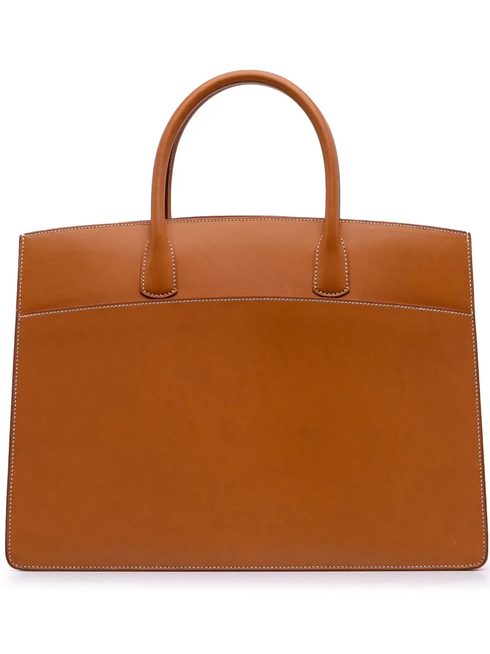 Hermès Pre-Owned 2000 Barenia White Bus 40 tote bag | Brown | Image 1