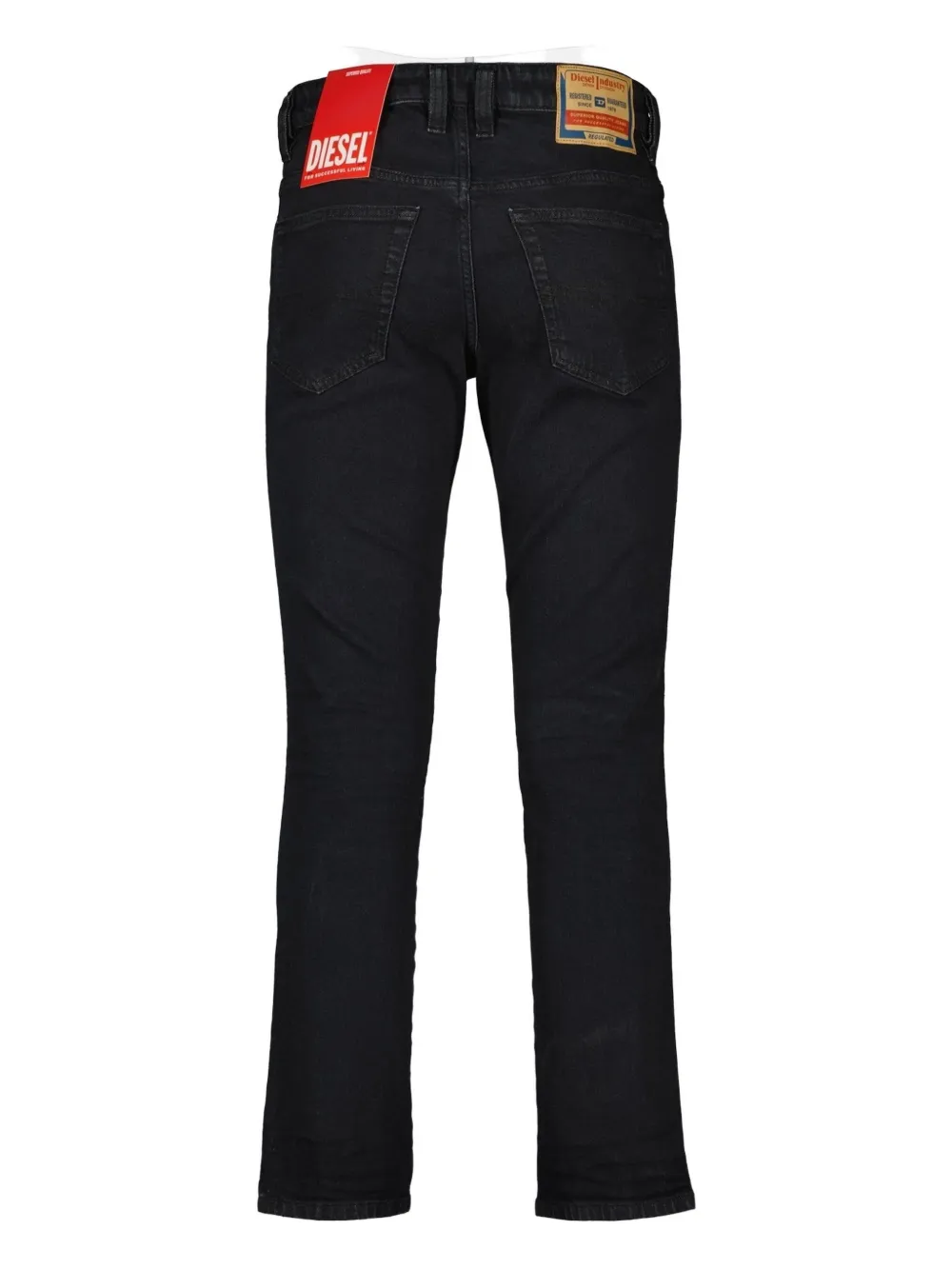 Diesel D-Vyl 1993 faded straight-leg jeans - Zwart
