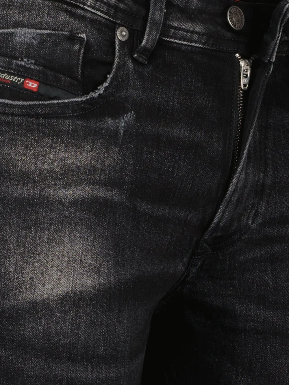 Diesel Slim-fit jeans Zwart