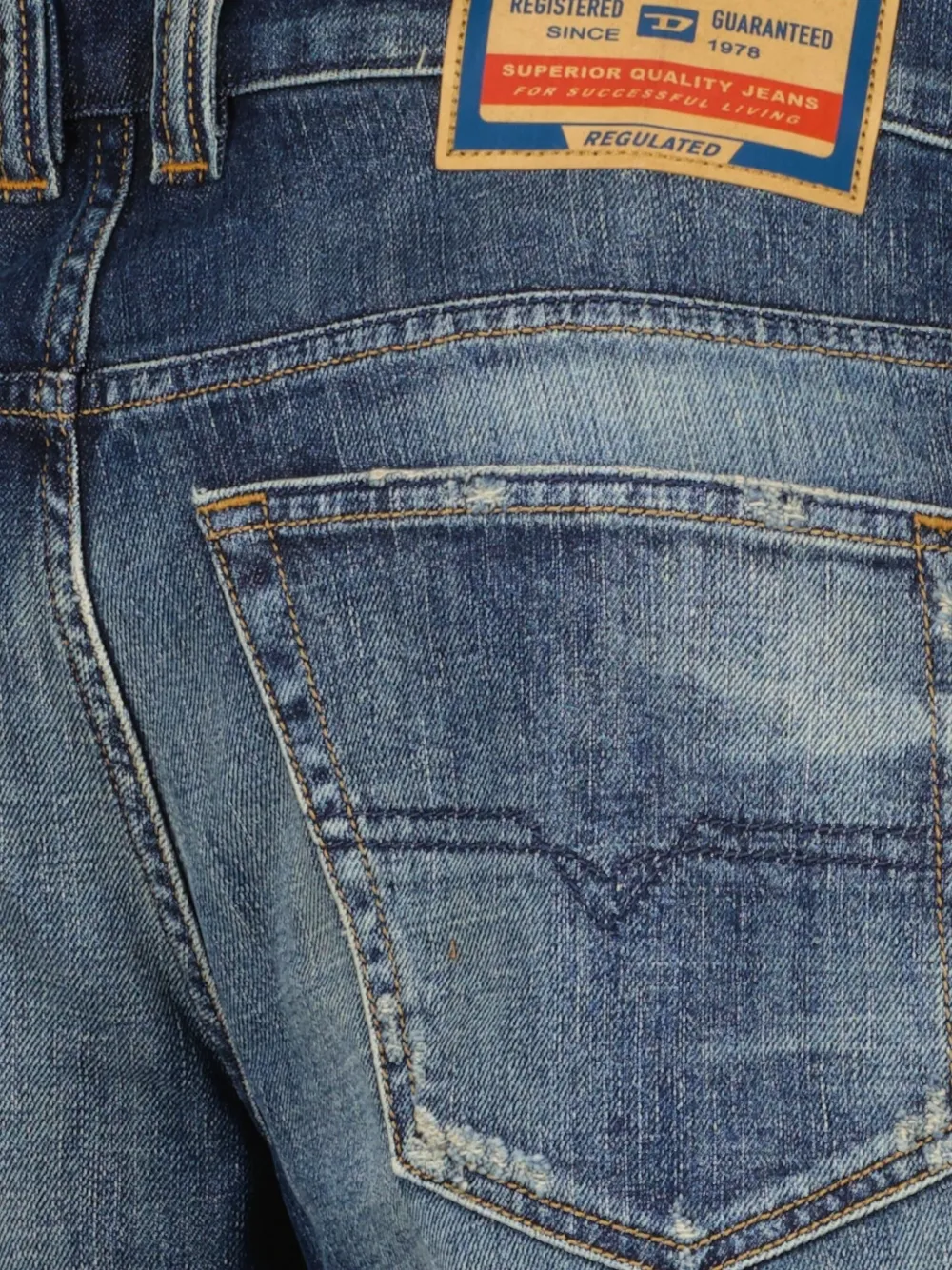 Diesel D-Vyl 1993 faded bootcut jeans Blauw