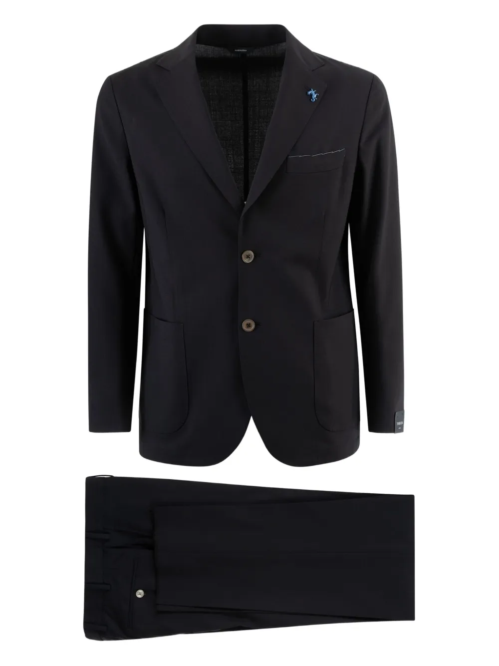Tombolini two-button patch-pocket suit | Black | Image 1