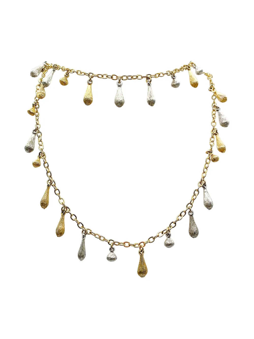 Christian Dior Pre-Owned 1970s drop-chain necklace - Oro