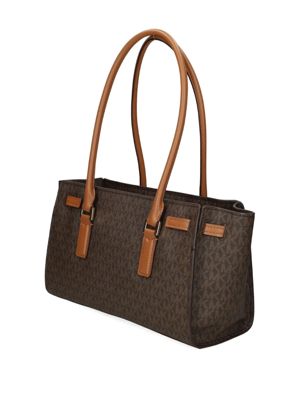 Michael Kors Draagtas met logoplakkaat Bruin