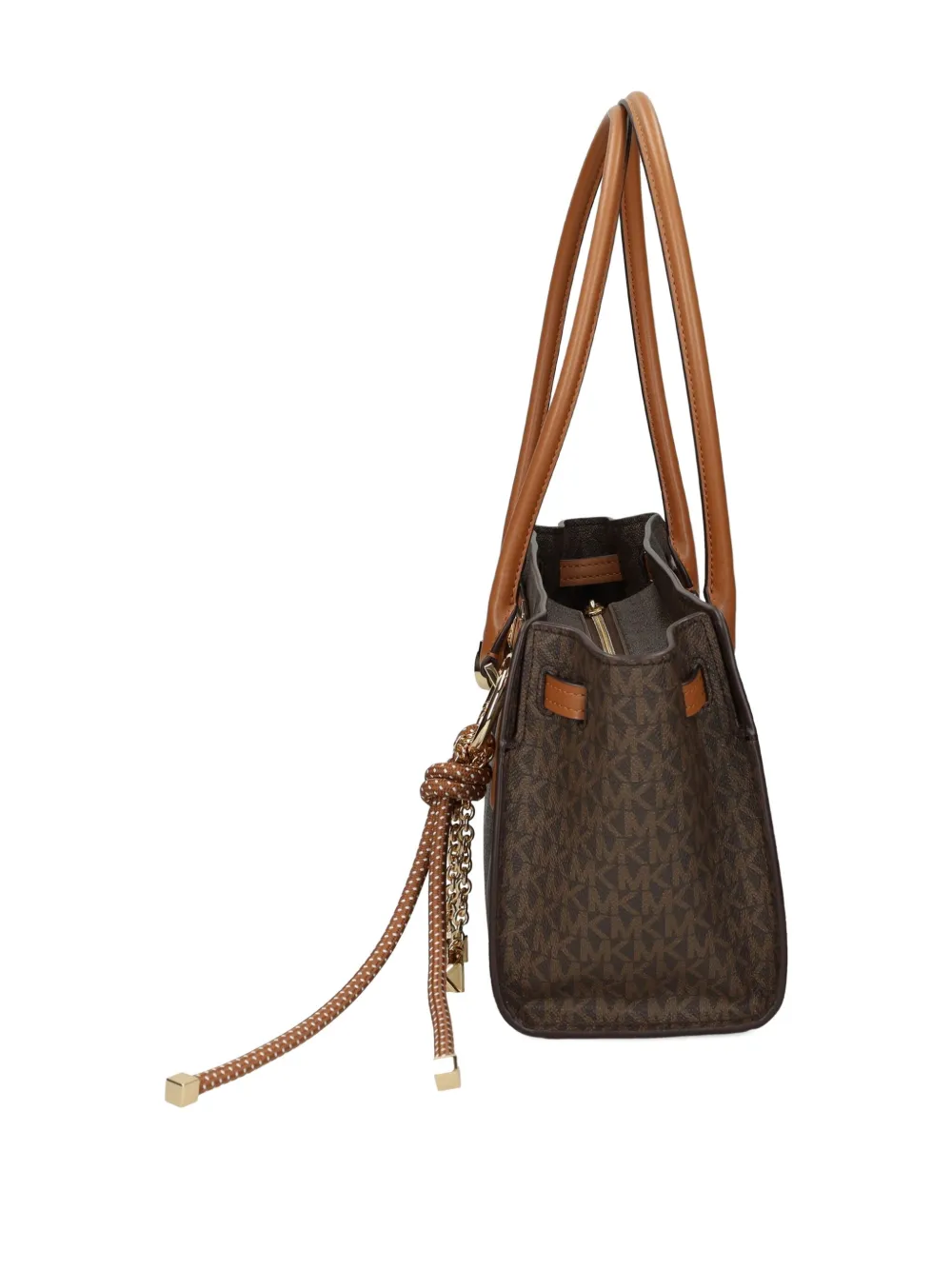Michael Kors Draagtas met logoplakkaat Bruin