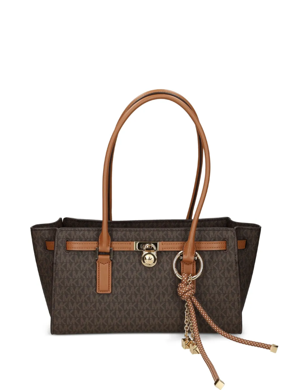 Michael Kors Draagtas met logoplakkaat Bruin