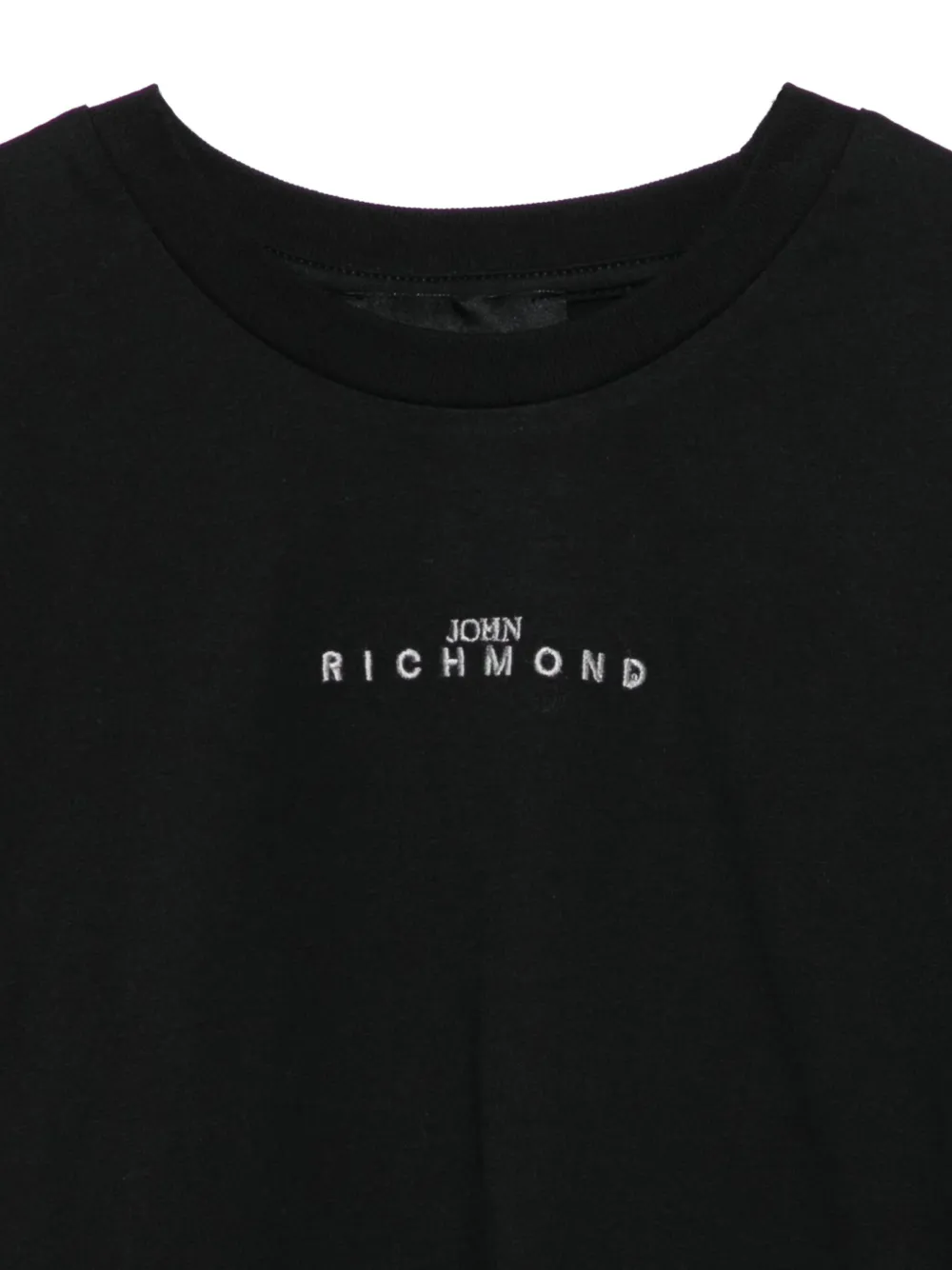 John Richmond Junior embroidered snake-print T-shirt Zwart