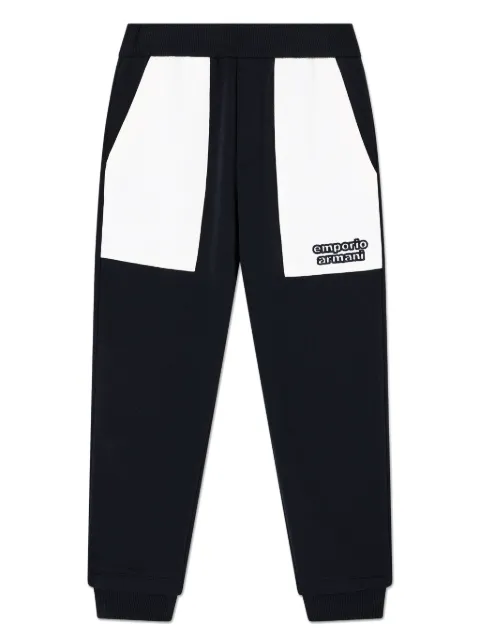 Emporio Armani Kids pants con paneles