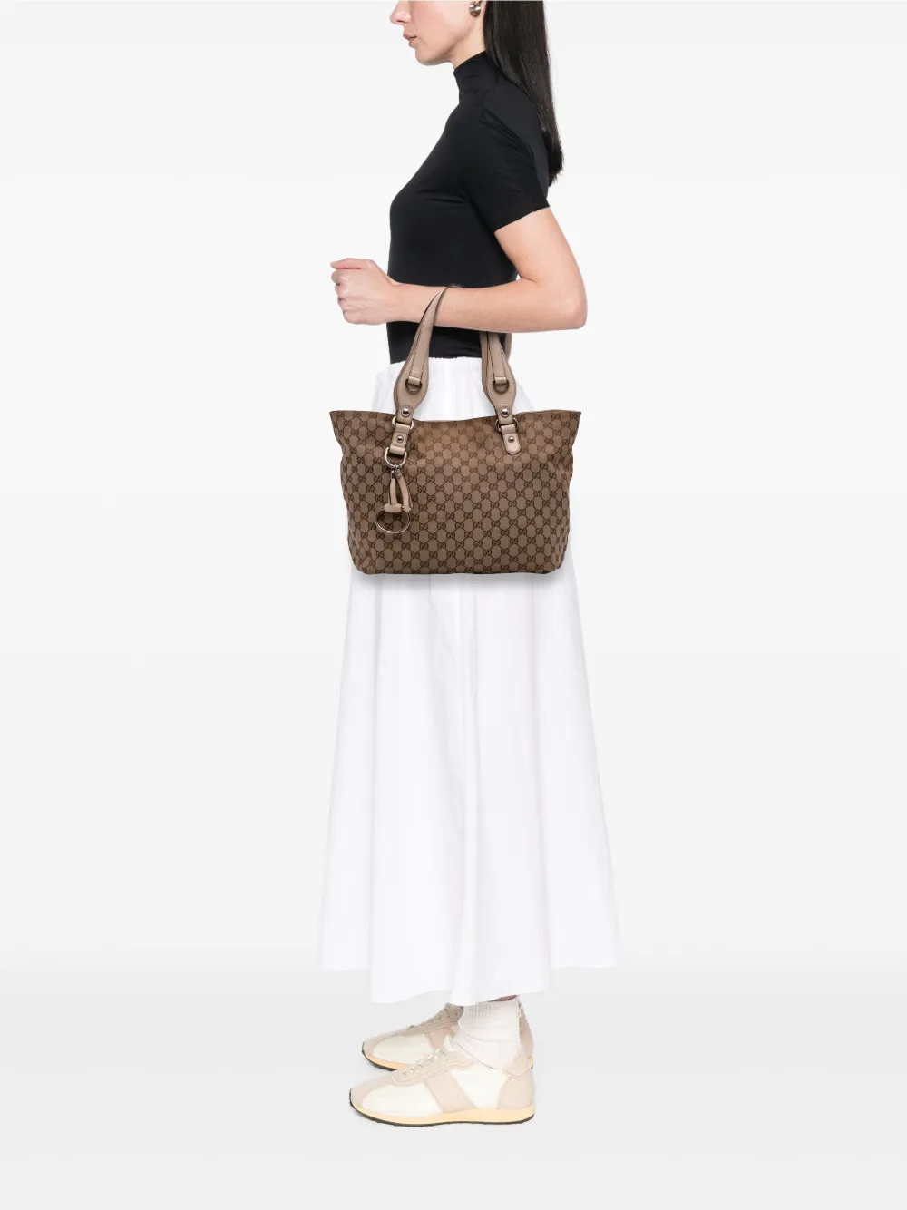 Gucci Pre-Owned 2016-2025 Medium GG Canvas Icon Bit tote bag | Pre-Owned | Image 2