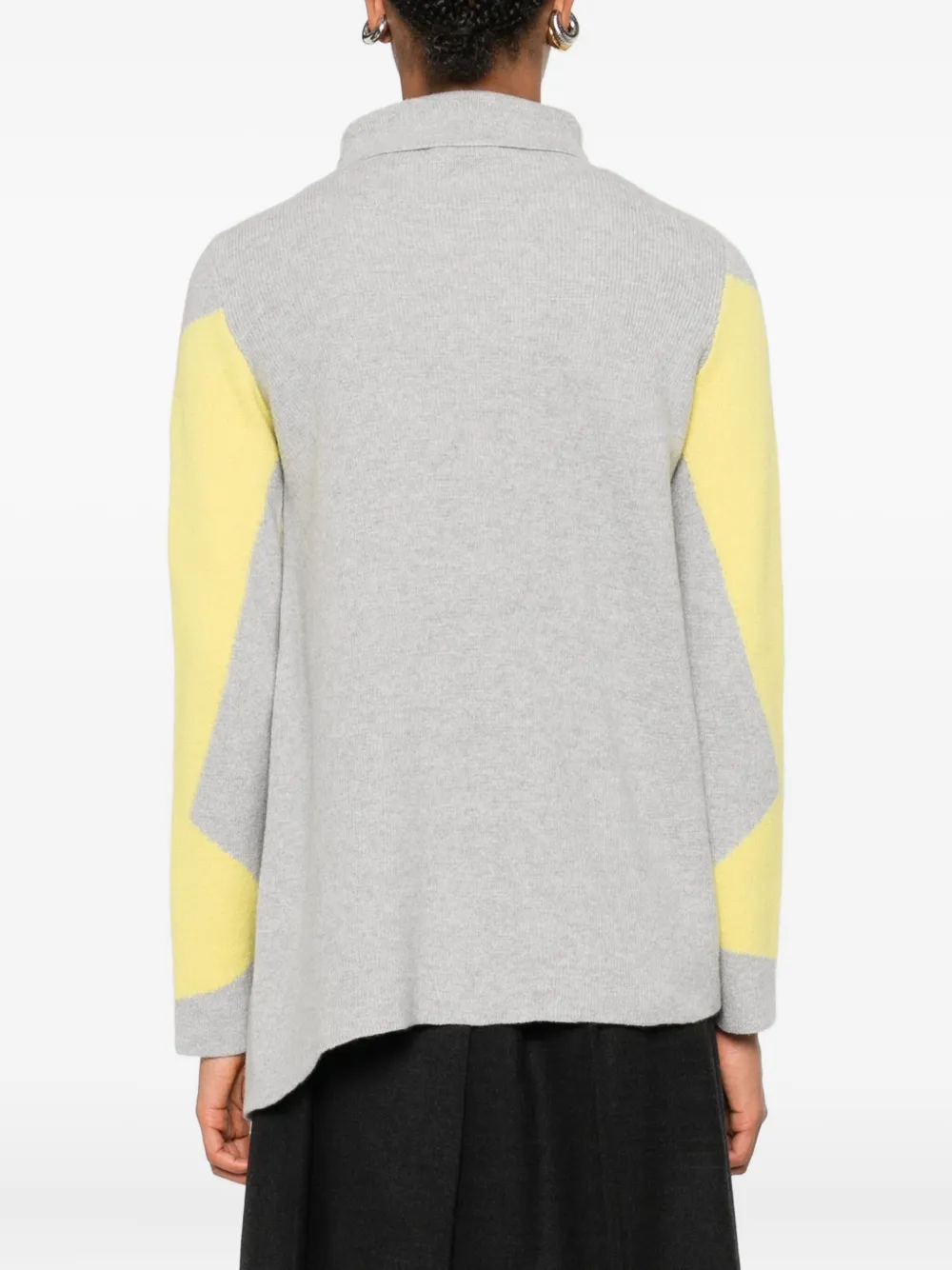 Cividini Panelled Wool Sweater In Multi