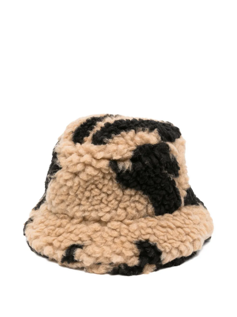 MSGM Vissershoed met bont-effect - Beige