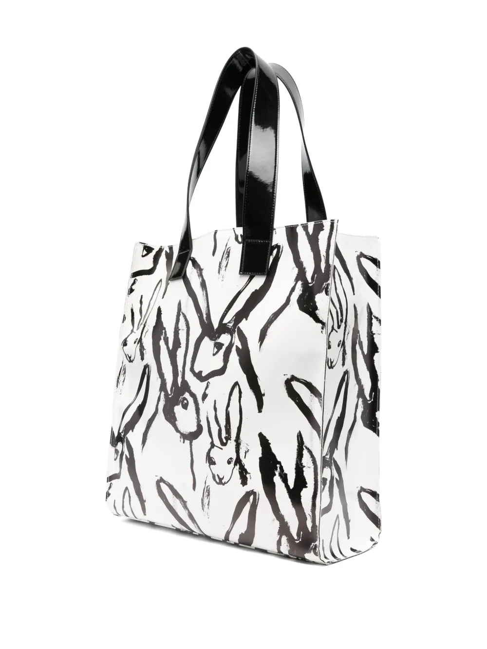 MSGM Shopper met konijnprint Wit