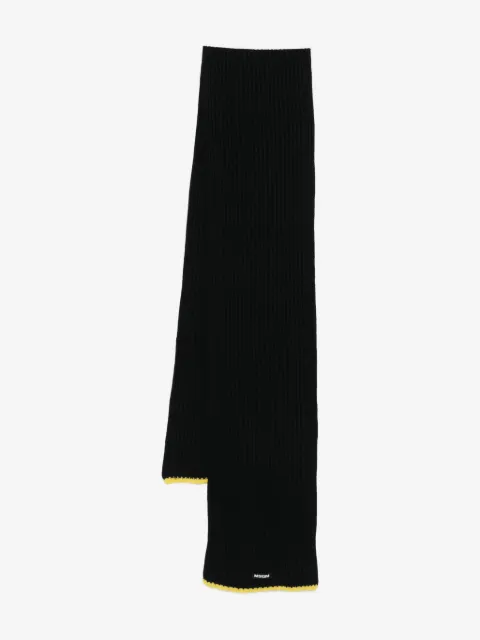MSGM bufanda tejida de canalé