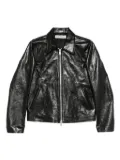 OUR LEGACY leather zip-front jacket - Black
