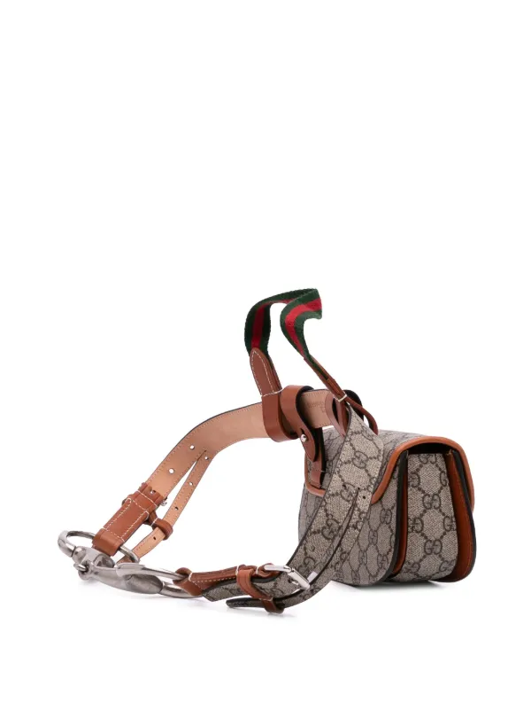 GUCCI ミニベルトバッグ バンブー 1947 GGスプリーム レザー Gucci Bamboo 1947 mini bag in black leather | GUCCI® US