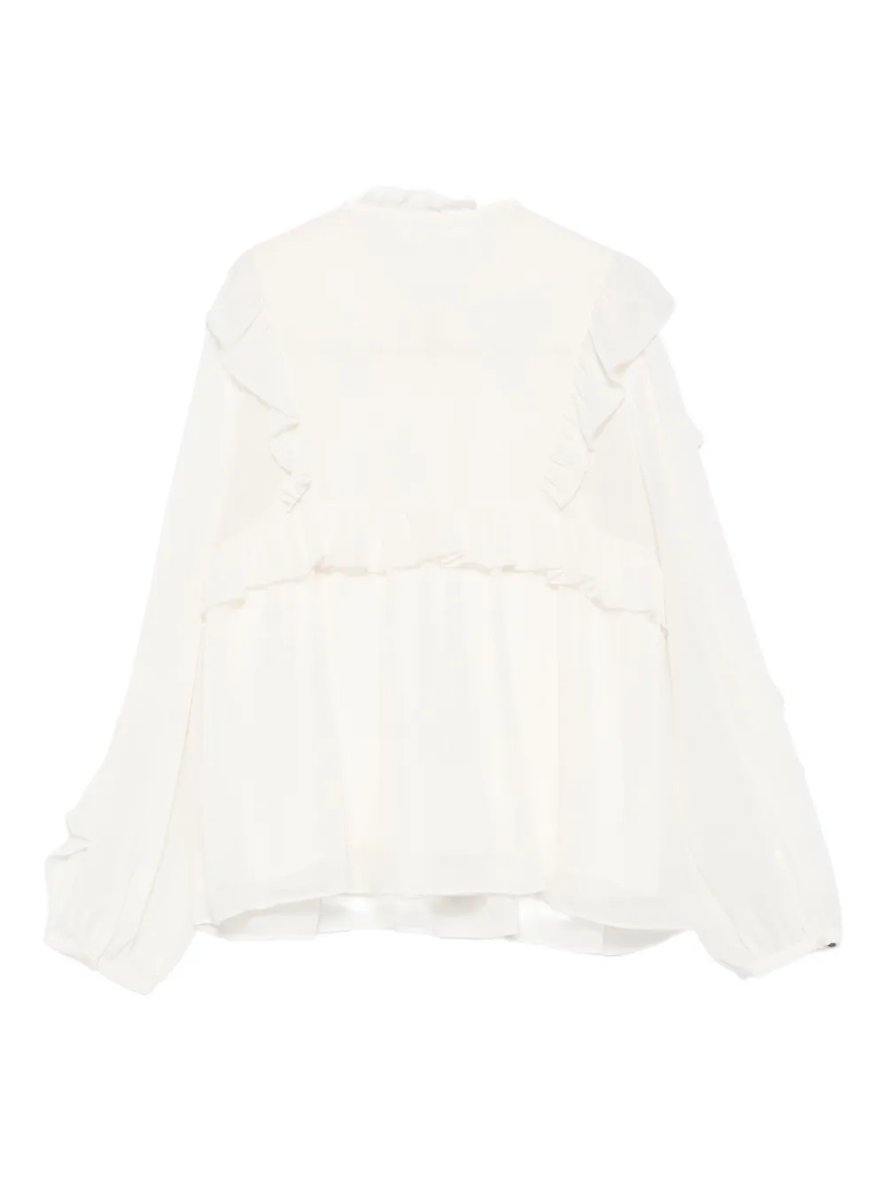 Ba&Sh ruffled blouse - Beige