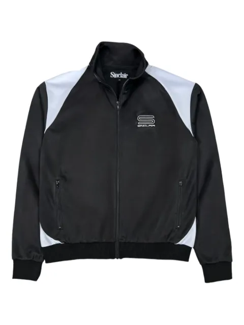 Sinclair SMT190 logo-embroidered panelled track jacket
