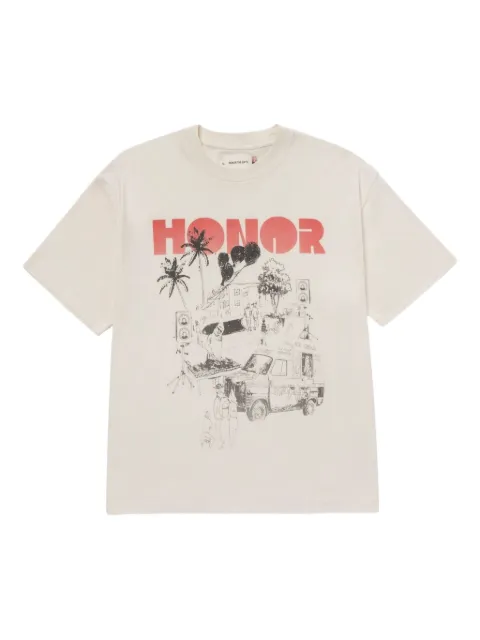 Honor The Gift Block Party graphic T-shirt