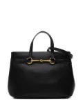 Gucci Pre-Owned 2016-2025 Medium Leather Bright Bit satchel - Black