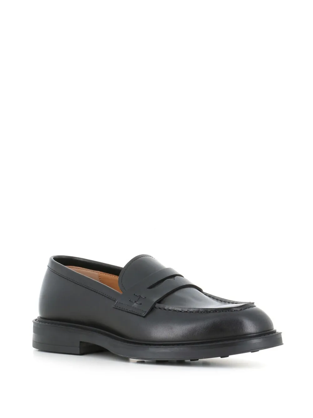 Henderson Baracco penny-leather loafers Black