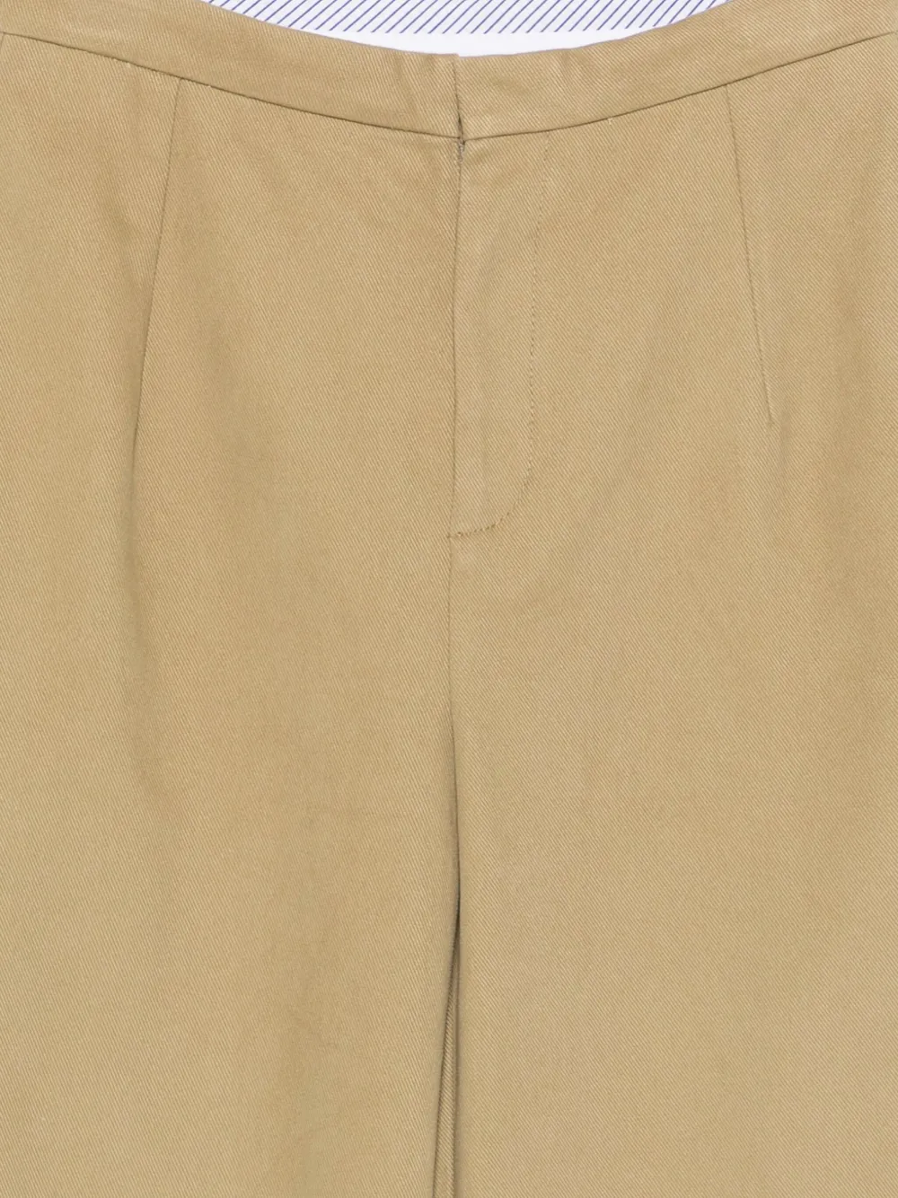 Jejia pleated-front wide-leg trousers Beige