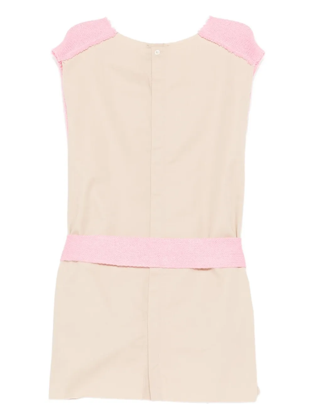 Jejia belted V-neck top Roze