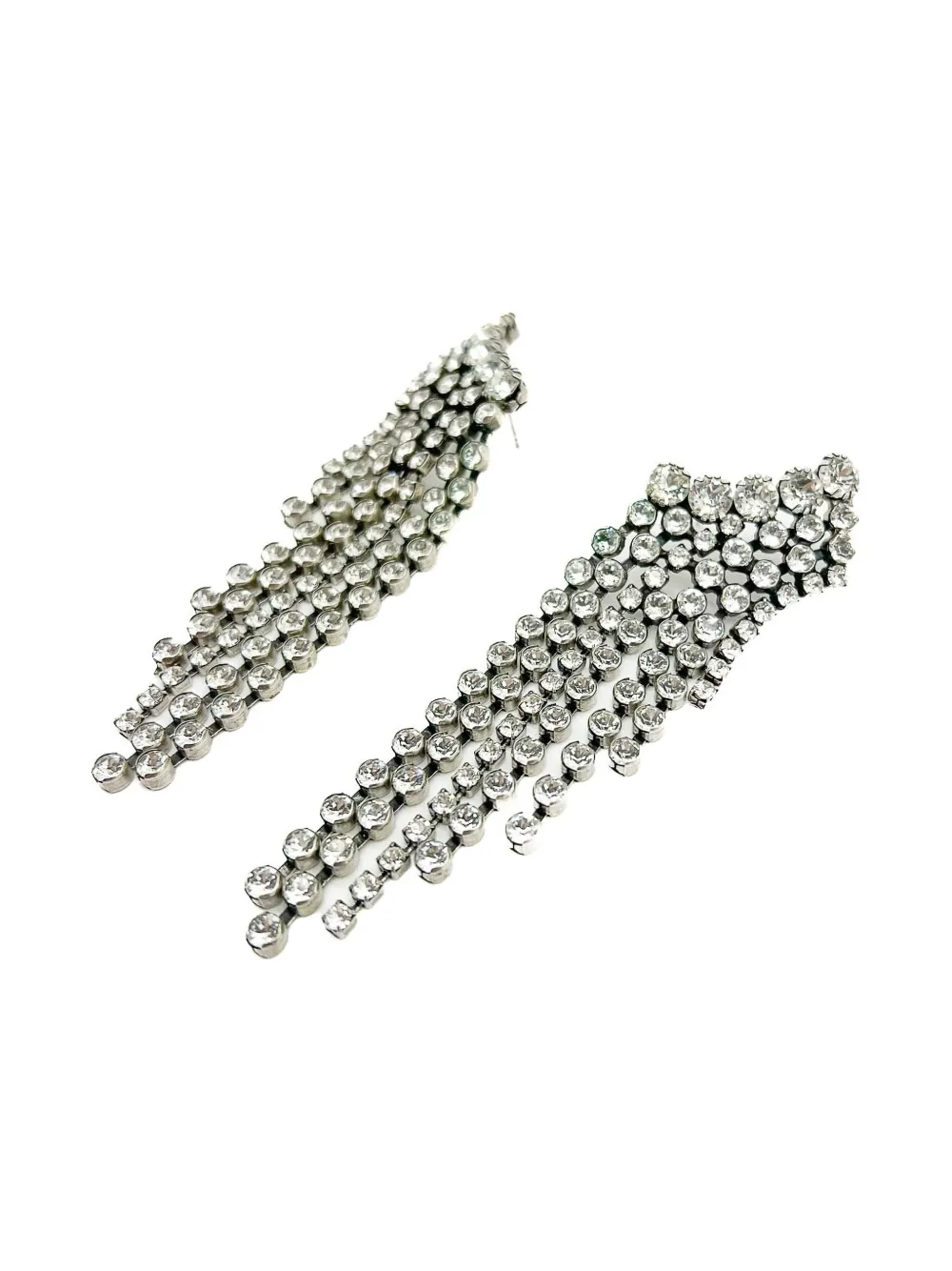 Jennifer Gibson Jewellery 1990s Isabel Marant super-long crystal cascade earrings | Image 2