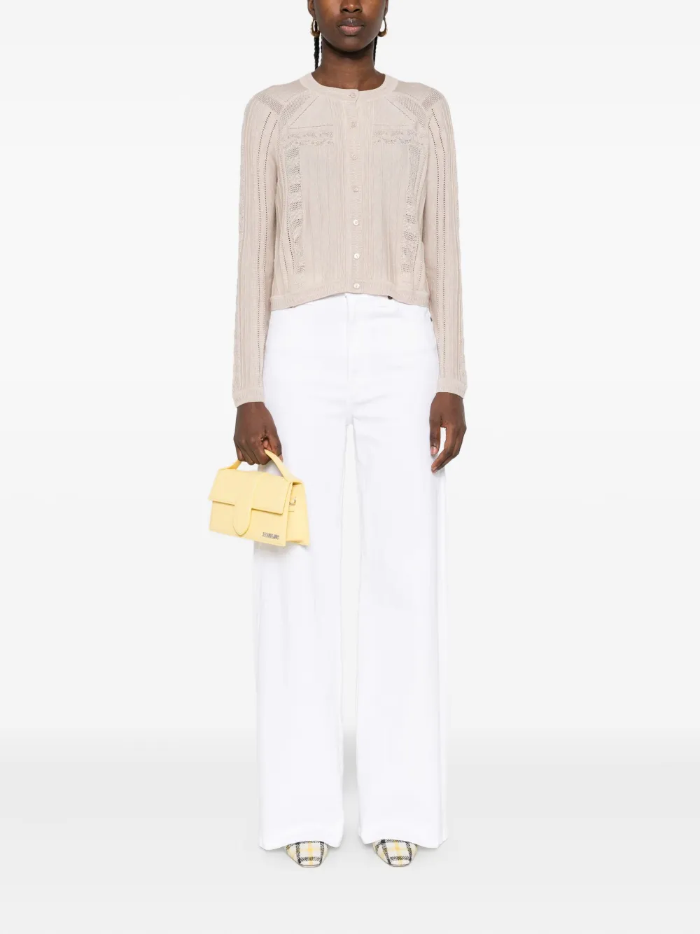 Ba&Sh Puria vest met knopen Beige