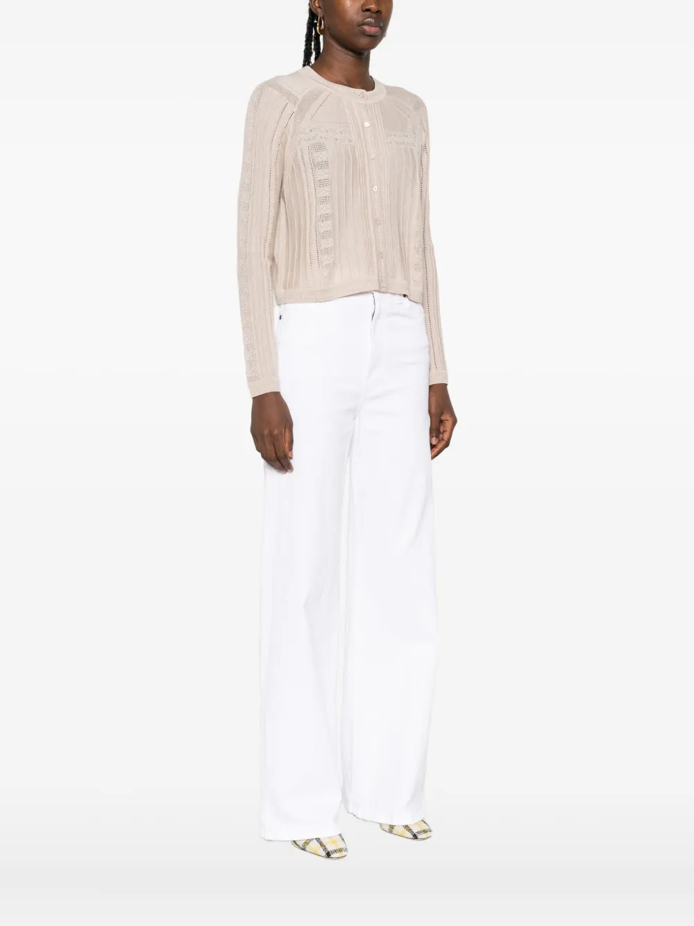 Ba&Sh Puria vest met knopen Beige