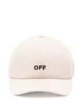 Off-White Off-logo stamp cap - Neutrals