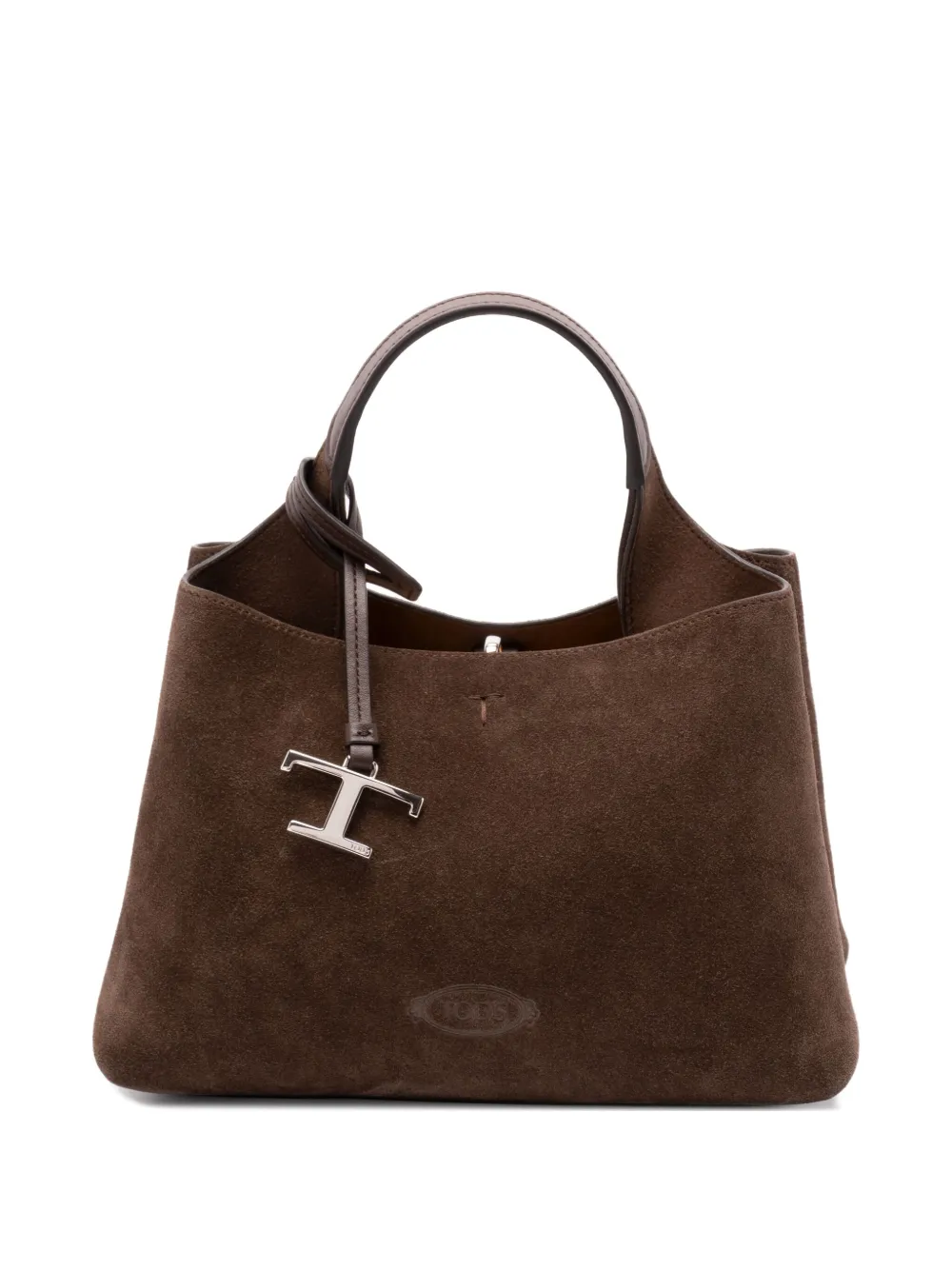 Tod's Kleine leren shopper Bruin