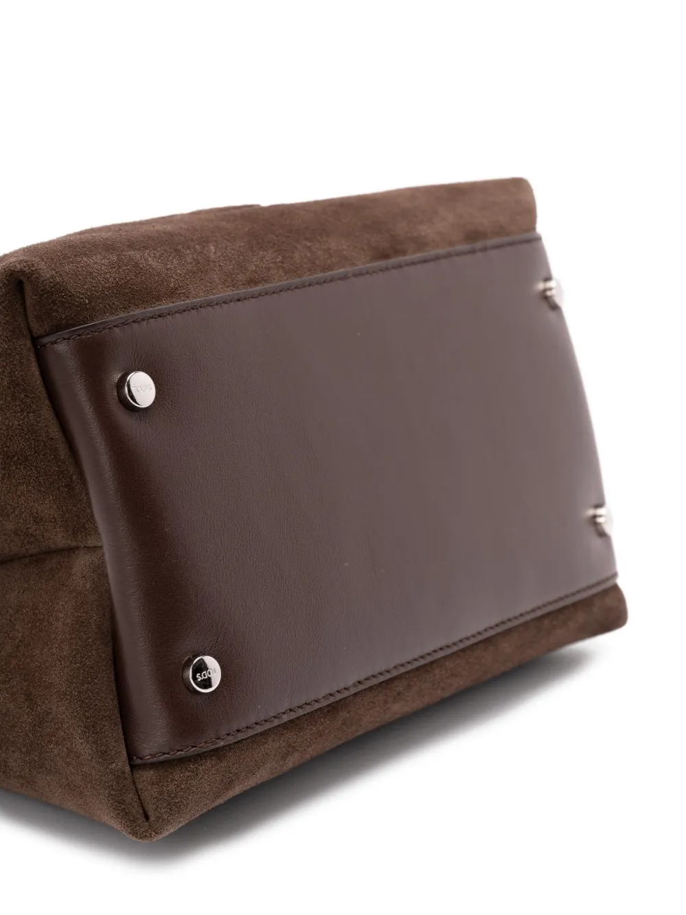 Tod's Kleine leren shopper Bruin
