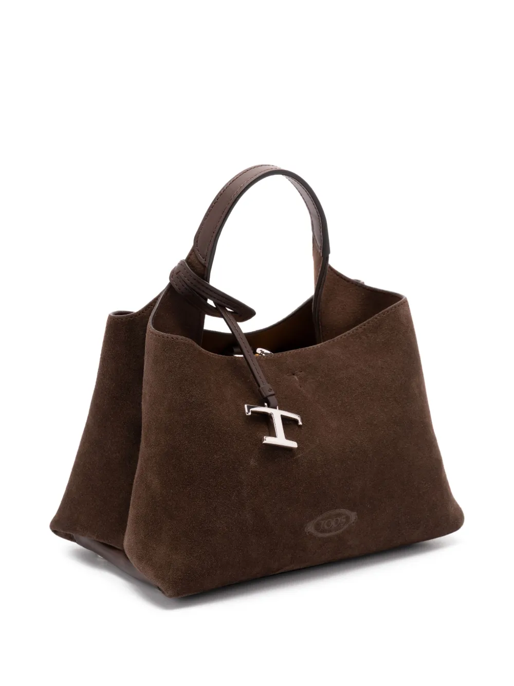 Tod's Kleine leren shopper Bruin