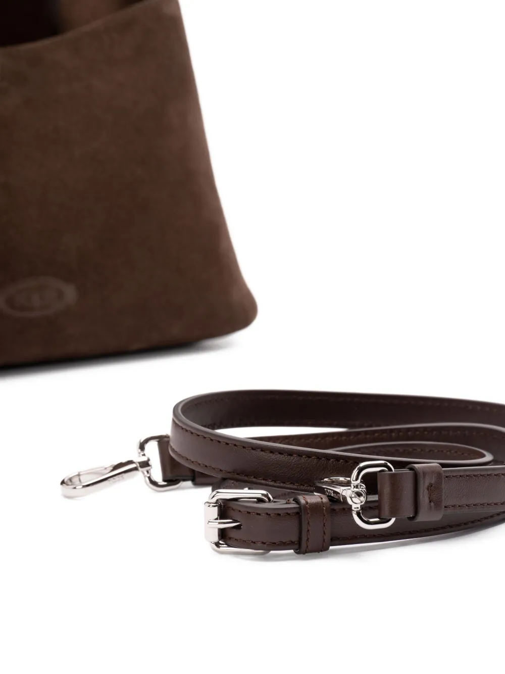 Tod's Kleine leren shopper Bruin