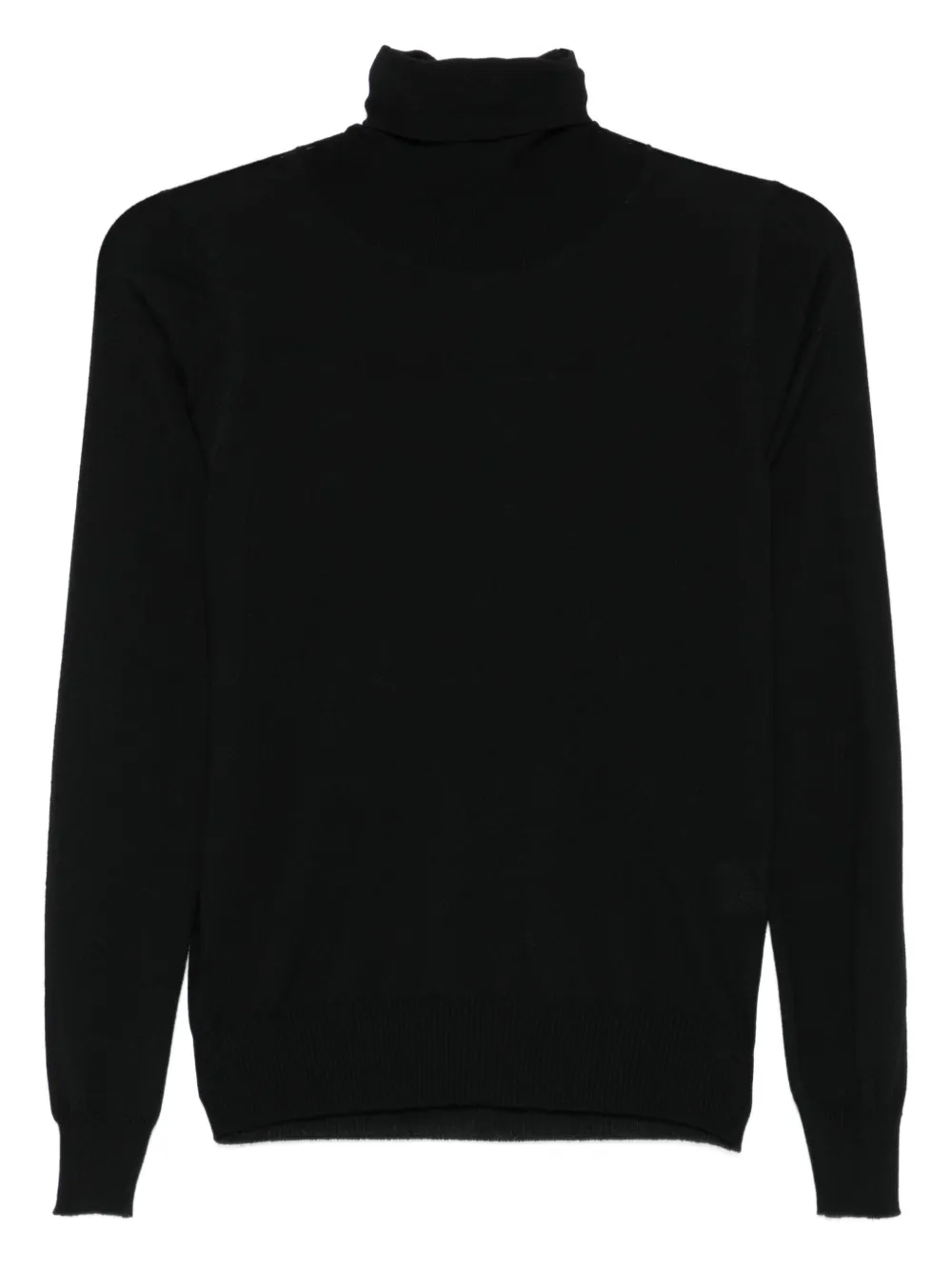 Drumohr roll-neck wool sweater | Black | Image 1