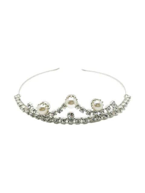 Jennifer Gibson Jewellery 1980s pearl crystal tiara