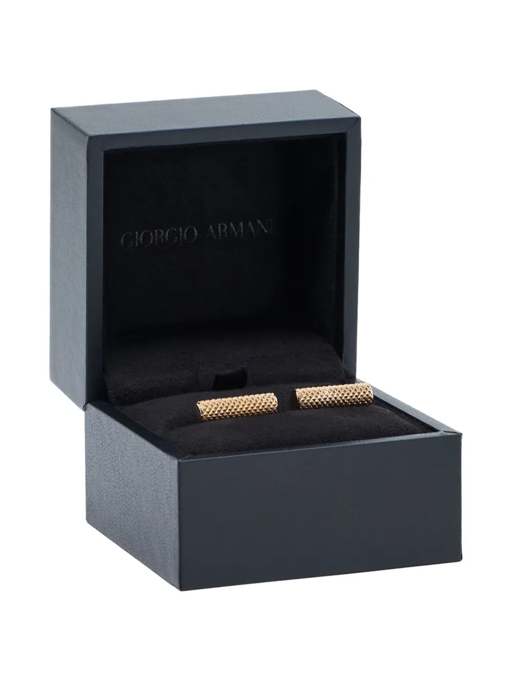 Giorgio Armani Multi-faceted Bar Cufflinks In Gold