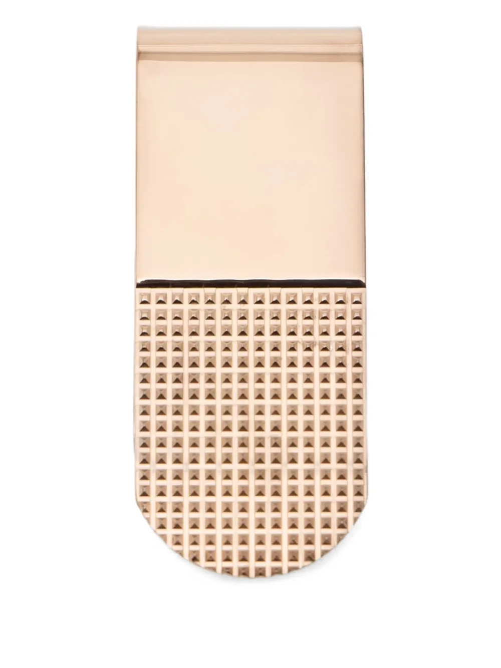 Giorgio Armani knurled money clip Goud