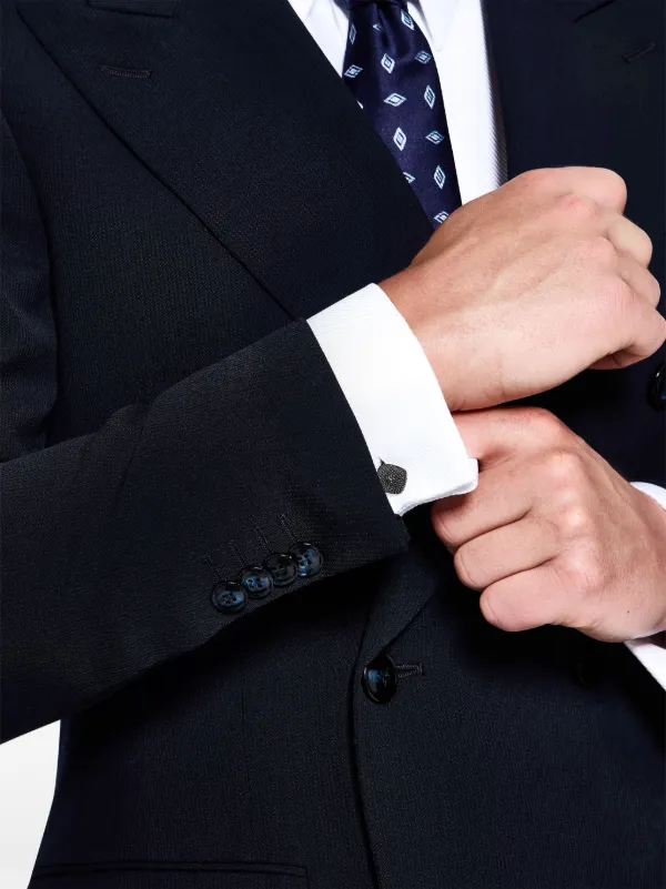 armani cufflinks and tie clip set