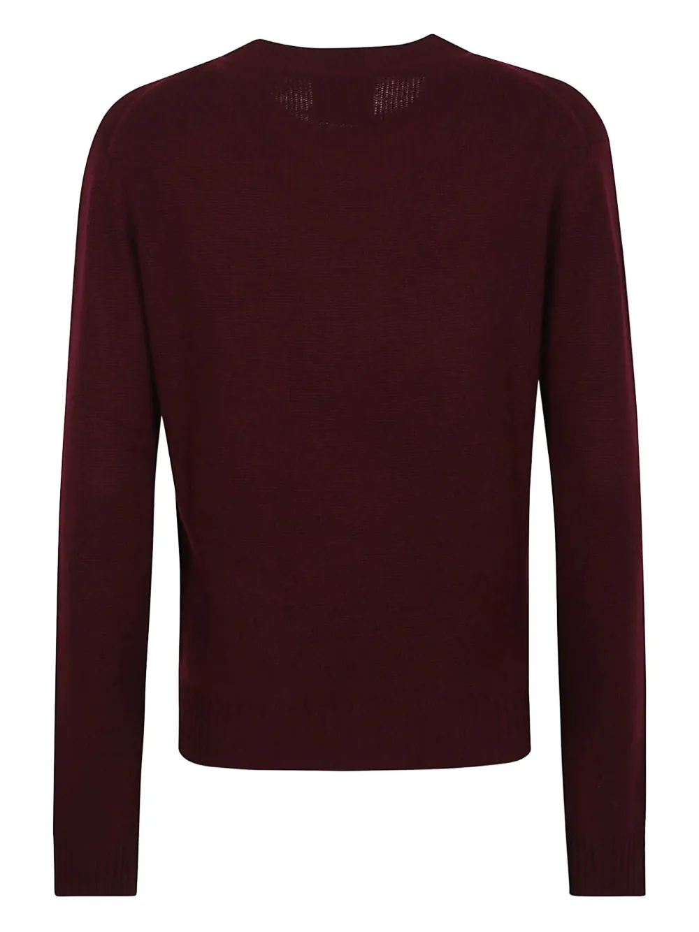 Allude crew-neck cashmere sweater Rood