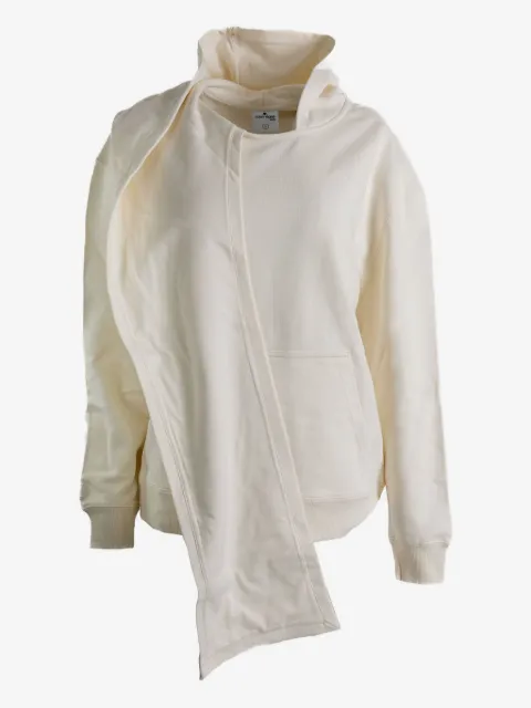 Courrèges draped hoodie