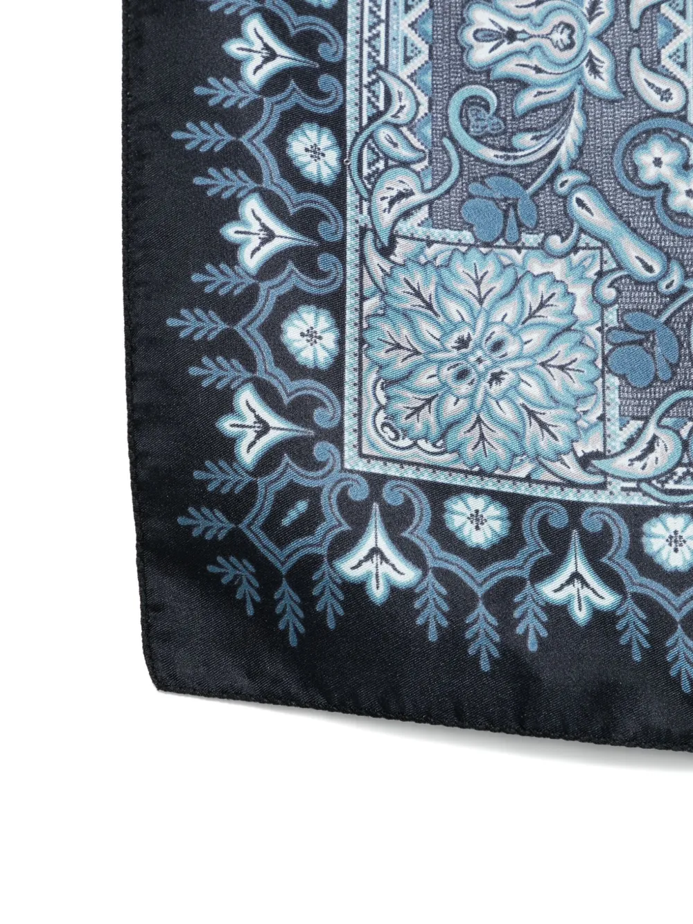 ETRO Sjaal met paisley-print Blauw