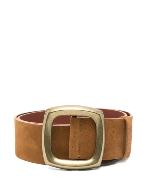 Ba&Sh Bianca suede square-buckle belt