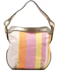 Loewe Pre-Owned 2007 Anagram Canvas New Road shoulder bag - Pink
